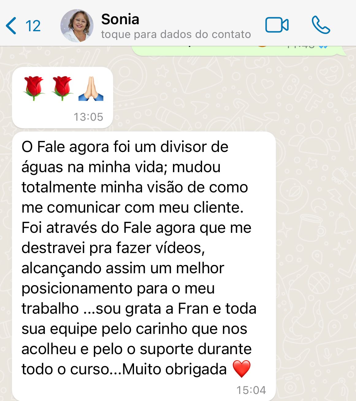 Depoimento Sônia